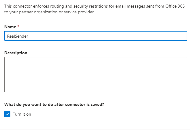 Office 365 - 连接器名称