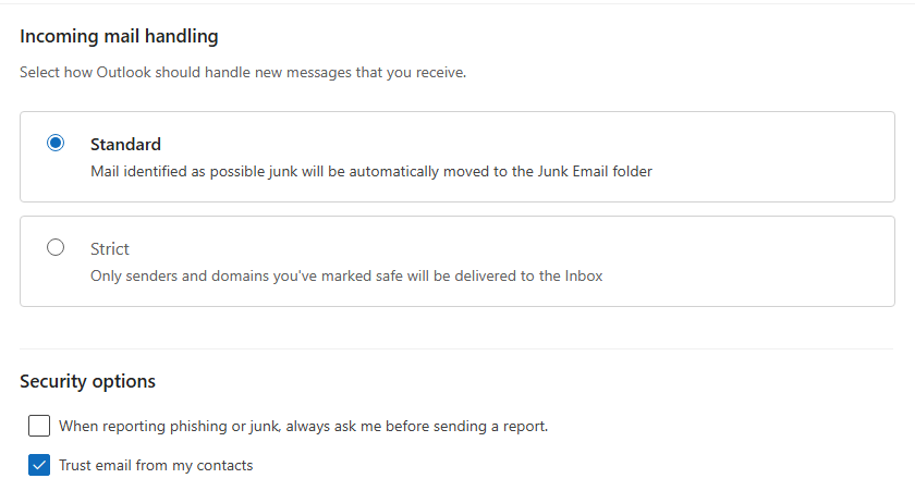 信任来自通讯录的电子邮件