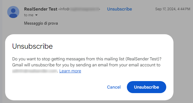 Gmail 取消订阅